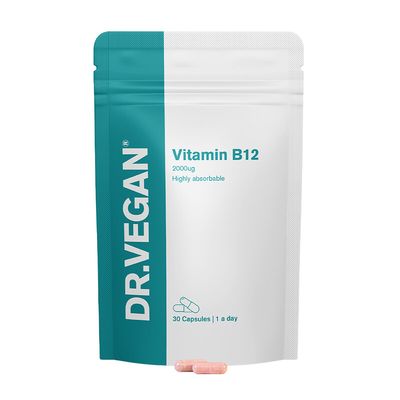 DR.VEGAN Vitamin B12, 2000ug, 30 Capsules