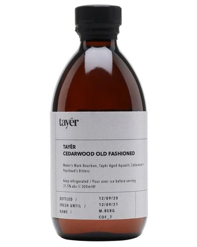 Tayer Cedarwood Old Fashioned