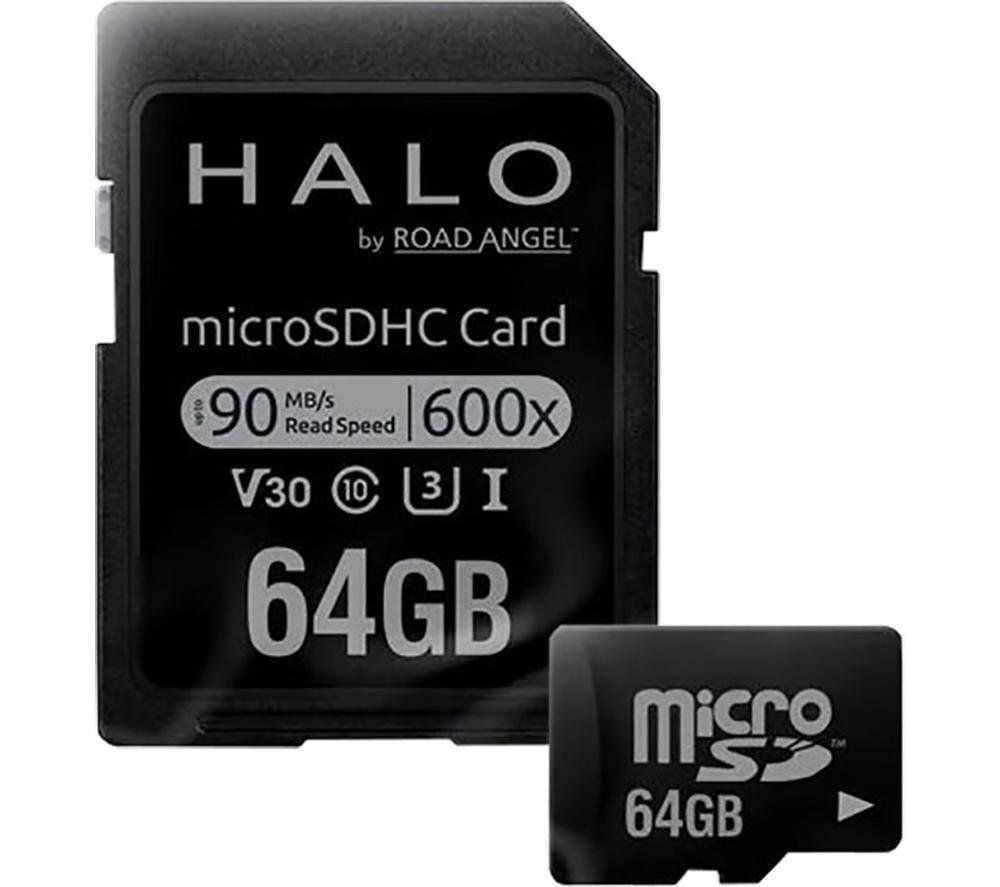 Road Angel 64GB MicroSD Card for Halo Dash Cams - Image 1