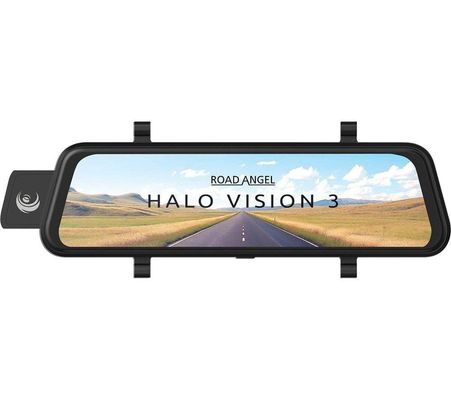 Road Angel Halo Vision 3 Rear View Mirror 4K Dual Dashcam - 10" T