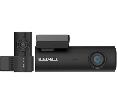 Road Angel Halo Spark Dual Deluxe 1080p Dash Cam 64GB MicroSD Card &am