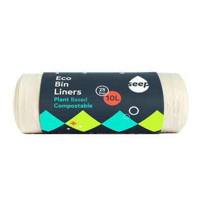 Compostable Bin Liners, 10L - Small
