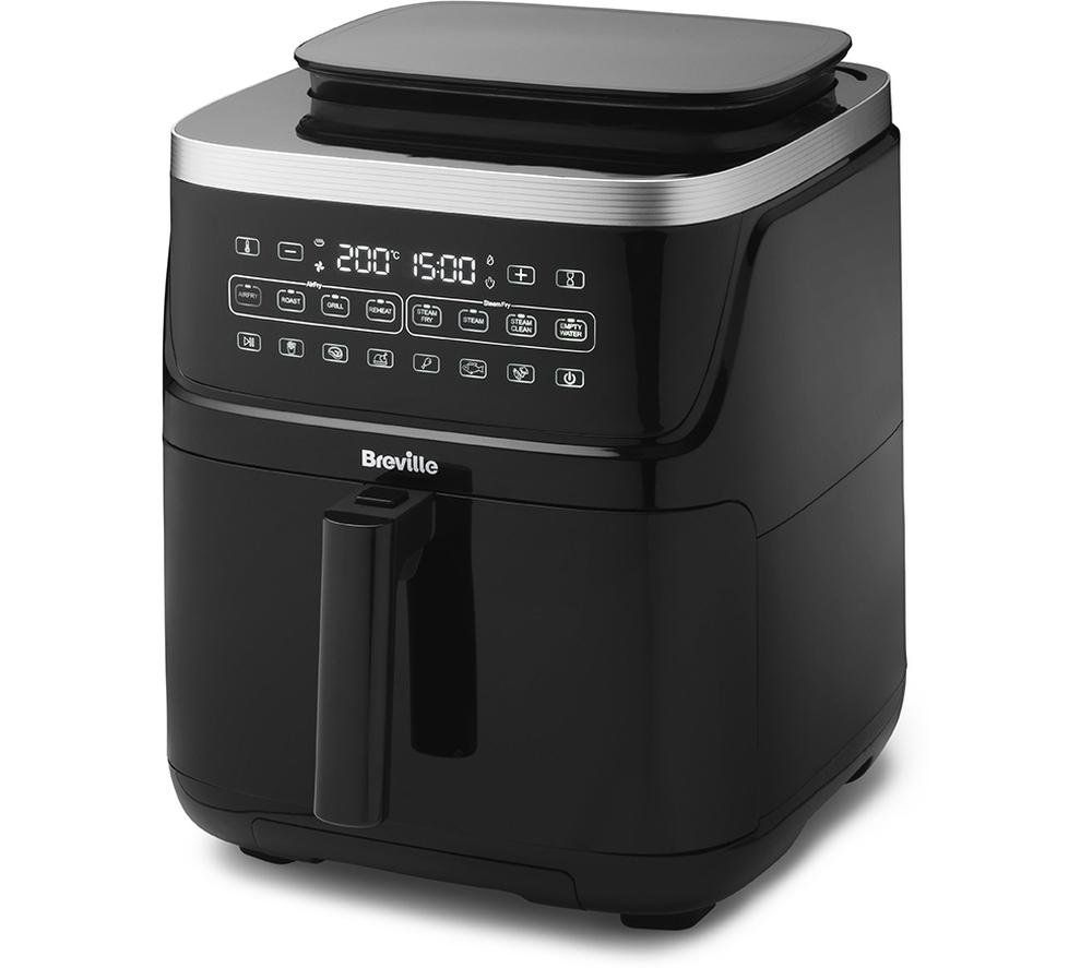 BREVILLE Halo Steam VDF133 Air Fryer - Black, Black - Image 1