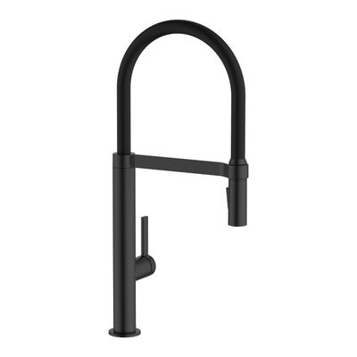 Abode ACT3075 Carbon Single Lever Tap Professional Spray Matt Black