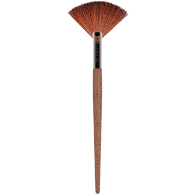 Dr. Botanicals Women's Coffee Ground Fan Brush x 2 Duo Set in White | Size: 50g - Thumbnail 2
