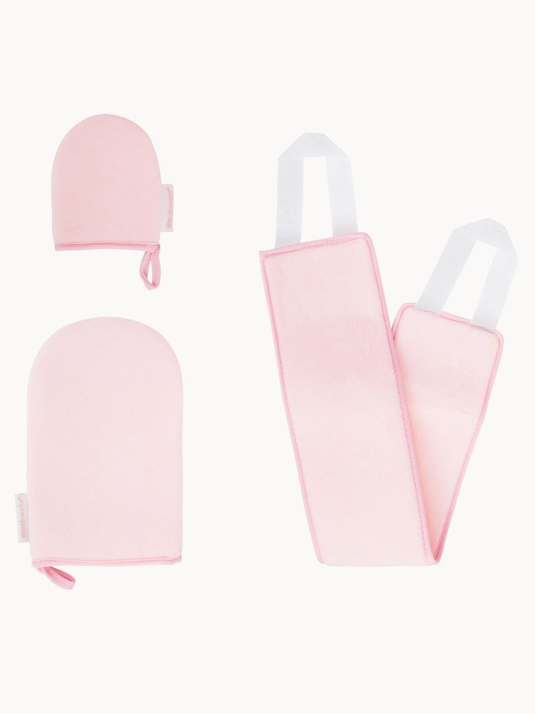 Brushworks Women's Tan Applicator Set in Pink - Image 1