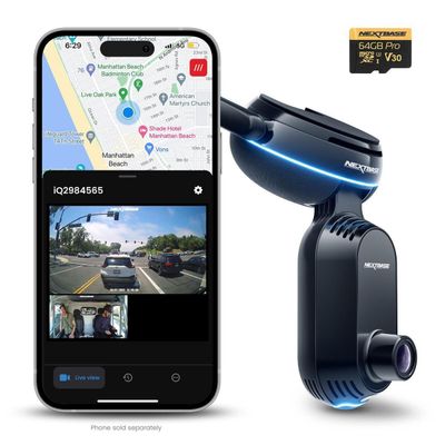 Nextbase iQ Smart Dash Cam 4K – 4G Connected, Triple Channel, Live View on App, Smart Parking Mode, Witness Mode, Roadwatch AI, SOS Emergency - Thumbnail 2