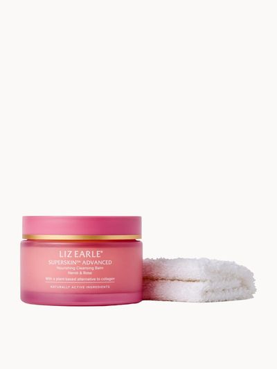 Liz Earle Women's Superskin Advanced Cleansing Balm & Cloth Neroli & Rose 100ml in Misc