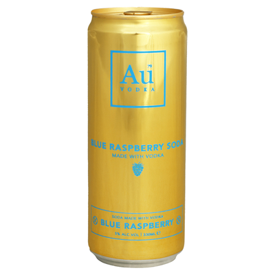 Au Vodka Blue Raspberry Premixed Cans Multipack, 12 x 330 ml - Thumbnail 2