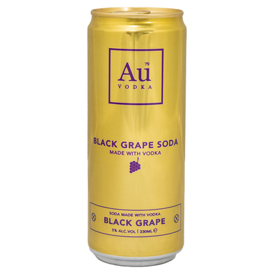 Au Vodka Black Grape Premixed Cans Multipack, 12 x 330 ml