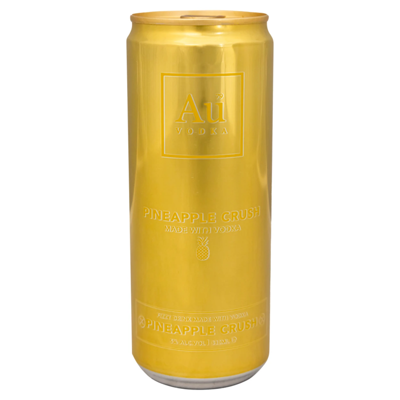 AU Vodka Pineapple Premixed Can Multipack, 12 x 330 ml - Image 1