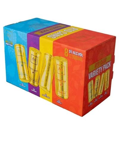 Au Vodka Pre-Mixed Variety Party Pack, 8 x 330 ml - Thumbnail 2