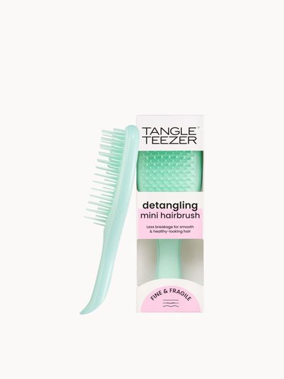 Tangle Teezer Girl's Kids The Ultimate Detangler Mini Fine & Fragile - Jade Lagoon - Thumbnail 2