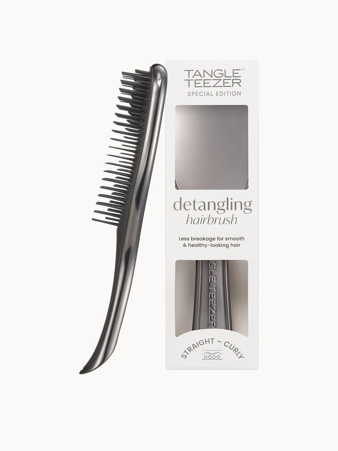 Exclusive Tangle Teezer The Ultimate Detangler Chrome Midnight Silver - Image 1