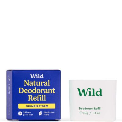 Wild Men's Fresh Cotton & Sea Salt Deodorant Refill - Thumbnail 2