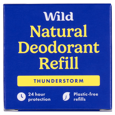 Wild Men's Fresh Cotton & Sea Salt Deodorant Refill