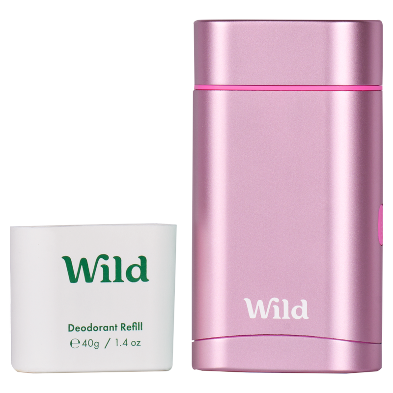 Wild Cherry Blossom Deodorant in Pink Case 40g - Image 1