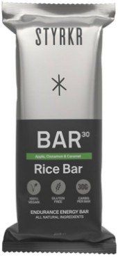 STYRKR Bar30 Vegan Energy Bar - 12Bars - Apple, Cinnamon & Caramel