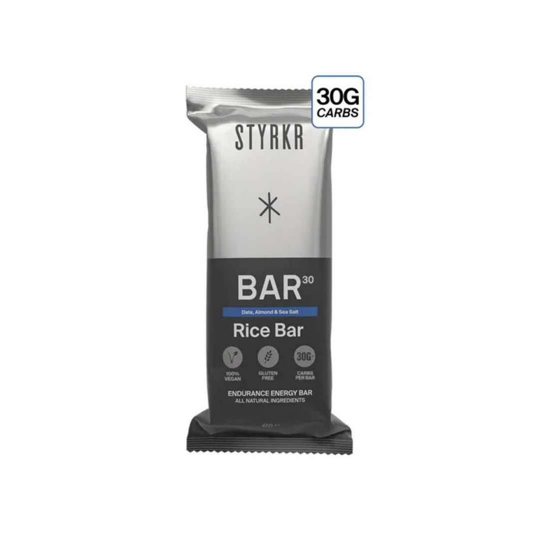 STYRKR Bar30 Vegan Energy Bar - 12Bars - Date, Almond & Sea Salt - Image 1