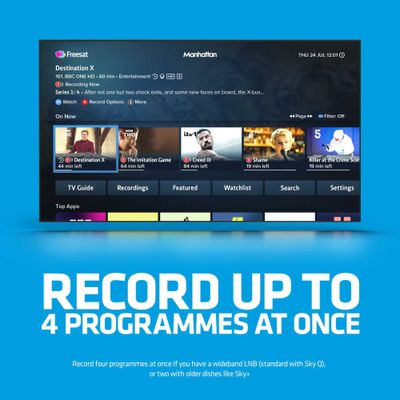 MANHATTAN S 4R Freesat HD Set Top Box