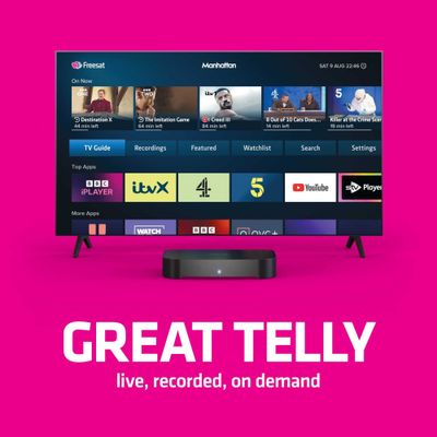 MANHATTAN S4-R 4K Freesat TV Recorder - 1 TB
