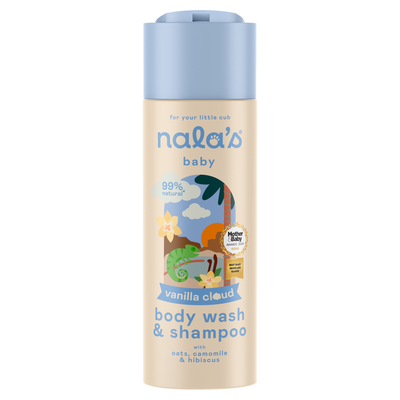 Nala's Baby Body Wash & Shampoo Vanilla Cloud 200ml - Thumbnail 2