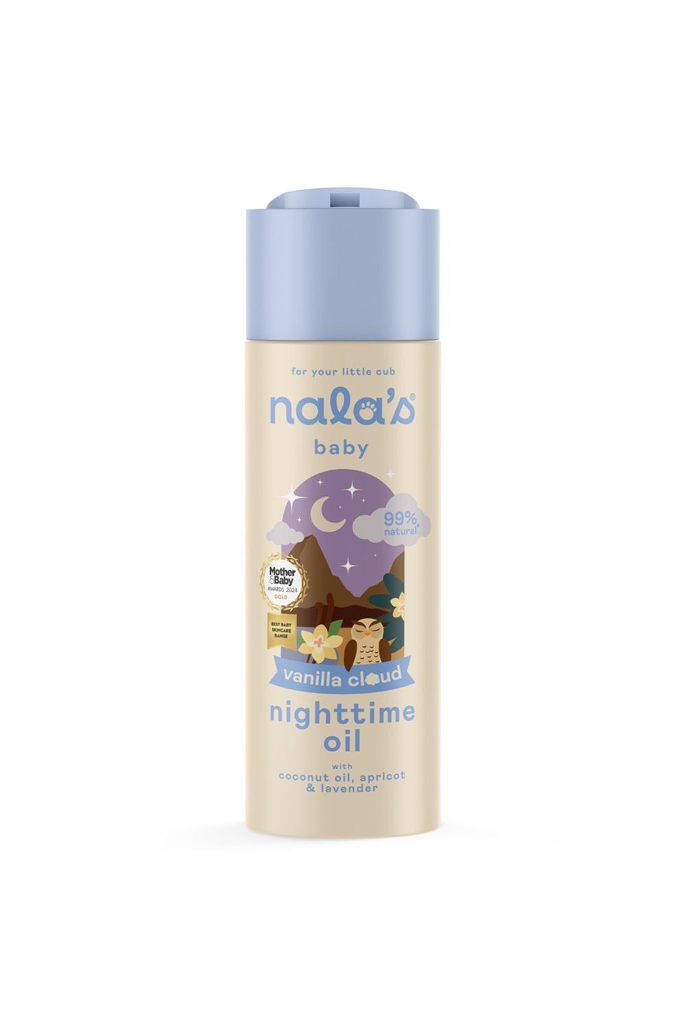 Nala's Baby Nighttime Oil Vanilla Cloud 200ml - Image 1