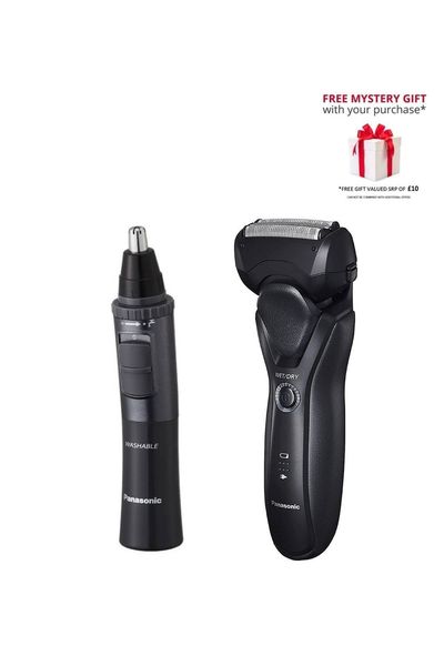 Panasonic ER-GN33, ES-RT37 Multi-functional Trimmer and Shaver Bundle - Black - Thumbnail 2