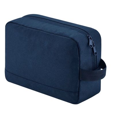 Bagbase Essential Recycled Toiletry Bag - Navy Blue - Thumbnail 2