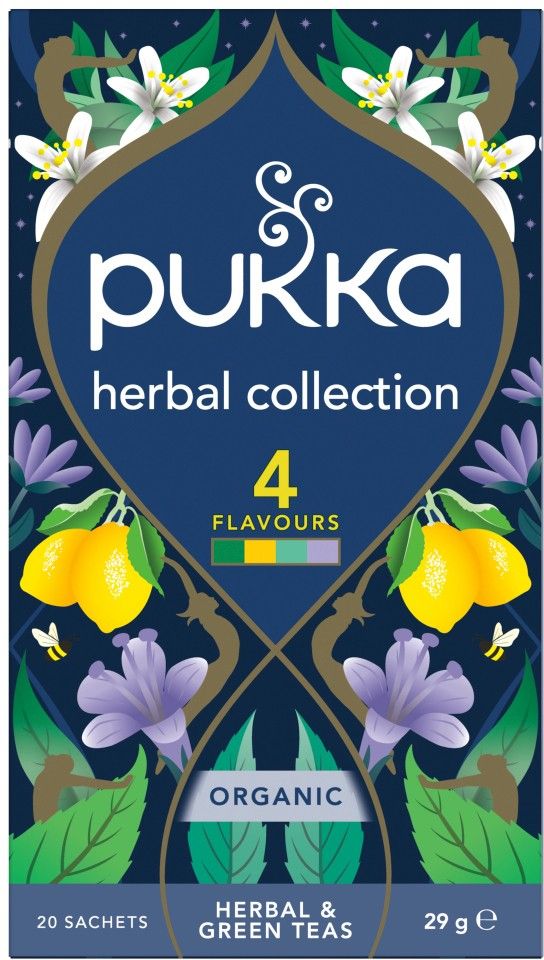 Pukka Organic Herbal and Green Tea Collection Tea Bags (Pack of 20) 802104 - Image 1