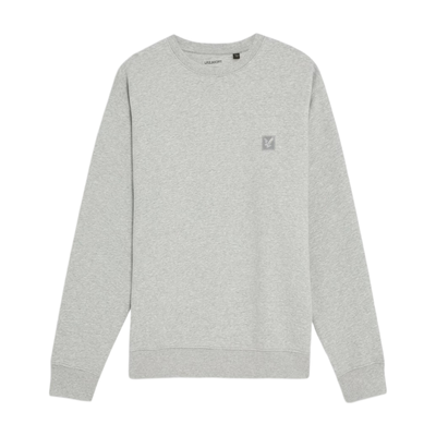 Lyle & Scott Men's Loungewear Crew Neck Pullover in Light Grey Marl - Thumbnail 2
