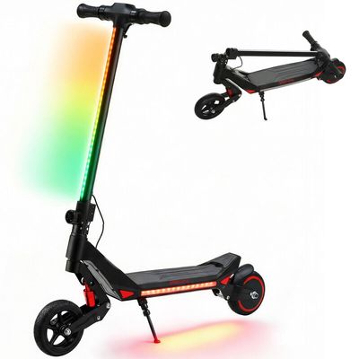 SPORTNOW Foldable Electric Scooter for Kids - Black