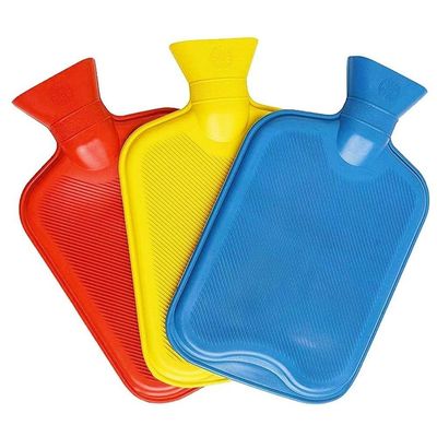 K Collection Hot Water Bottle (Pack of 3) - Red/Yellow/Blue