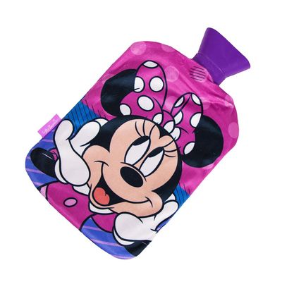Disney Reversible Minnie Mouse 2L Hot Water Bottle & Cover in Pink