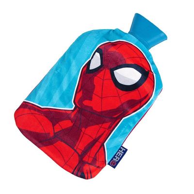 Spider-Man Super Reversible Hot Water Bottle And Cover - Red/Blue