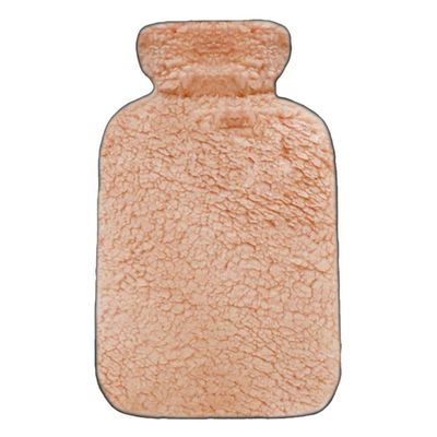 Hearth and Home 2L Sherpa Hot Water Bottle And Cover in Pink