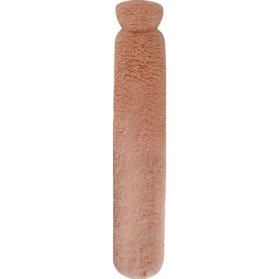 Hearth and Home Long 2L Sherpa Hot Water Bottle And Cover in Pink