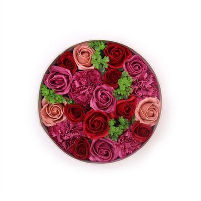 Vintage Roses Soap Flowers Gift Box Elegant & Fragrant - Multi