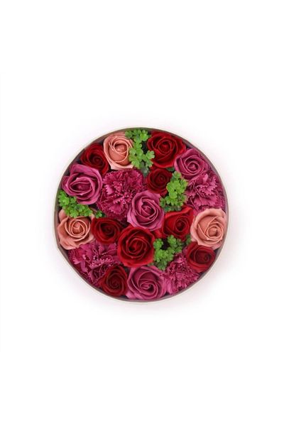 Vintage Roses Soap Flowers Gift Box Elegant & Fragrant - Multi - Thumbnail 2