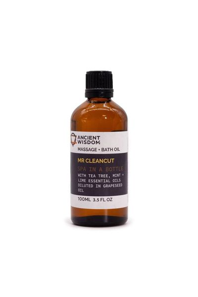 Mr Cleancut Shaving Oil 100ml with Tea Tree & Lime for Beard Care - Black - Thumbnail 2