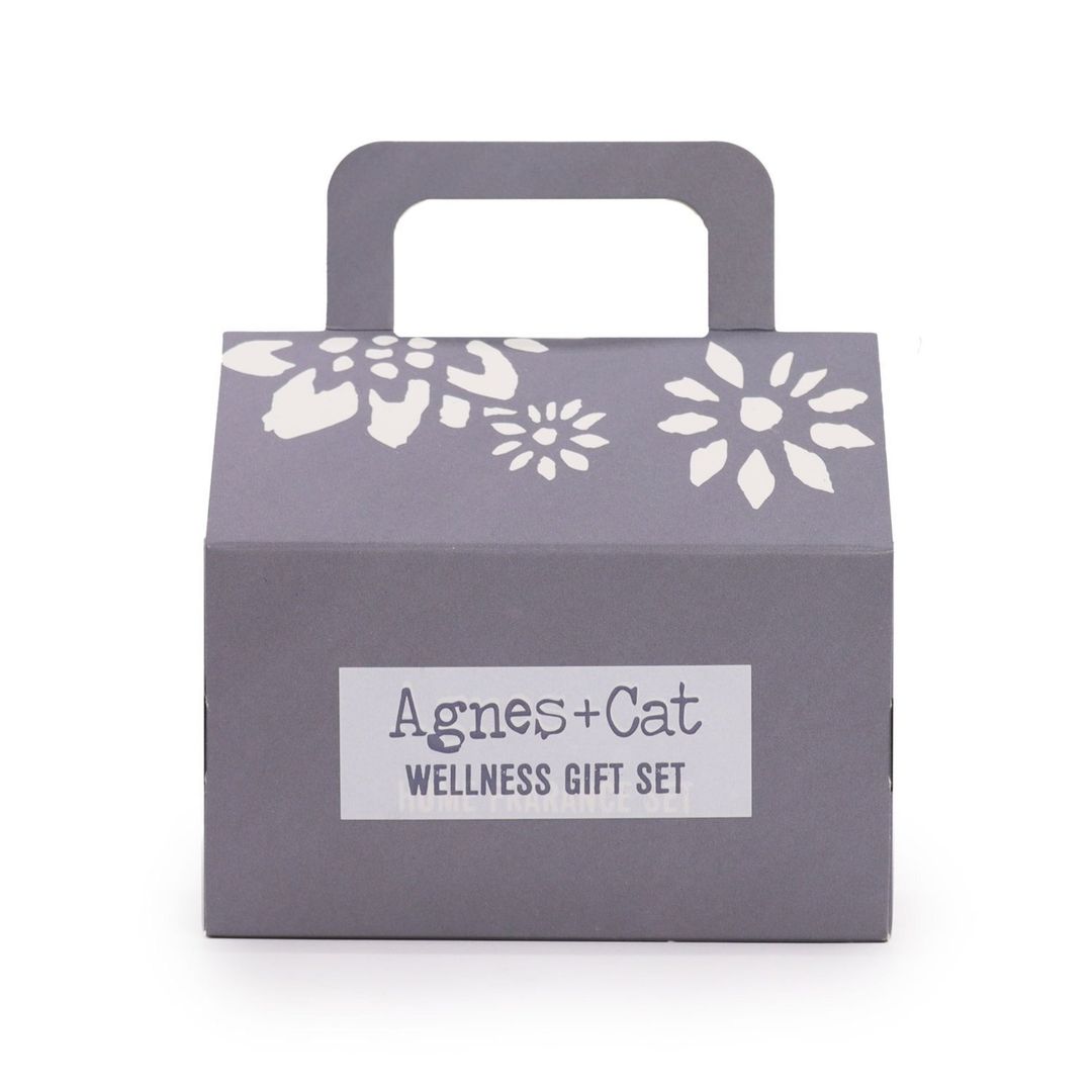 Agnes + Cat Lake Breeze Wellness Gift Set UK Handmade Self Care - Grey - Image 1