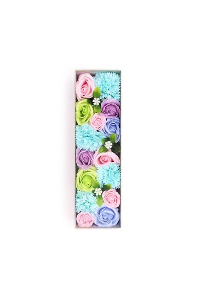 Baby Blessings Blue Soap Flowers Long Box Calming Bath Gift - Multi - Thumbnail 2
