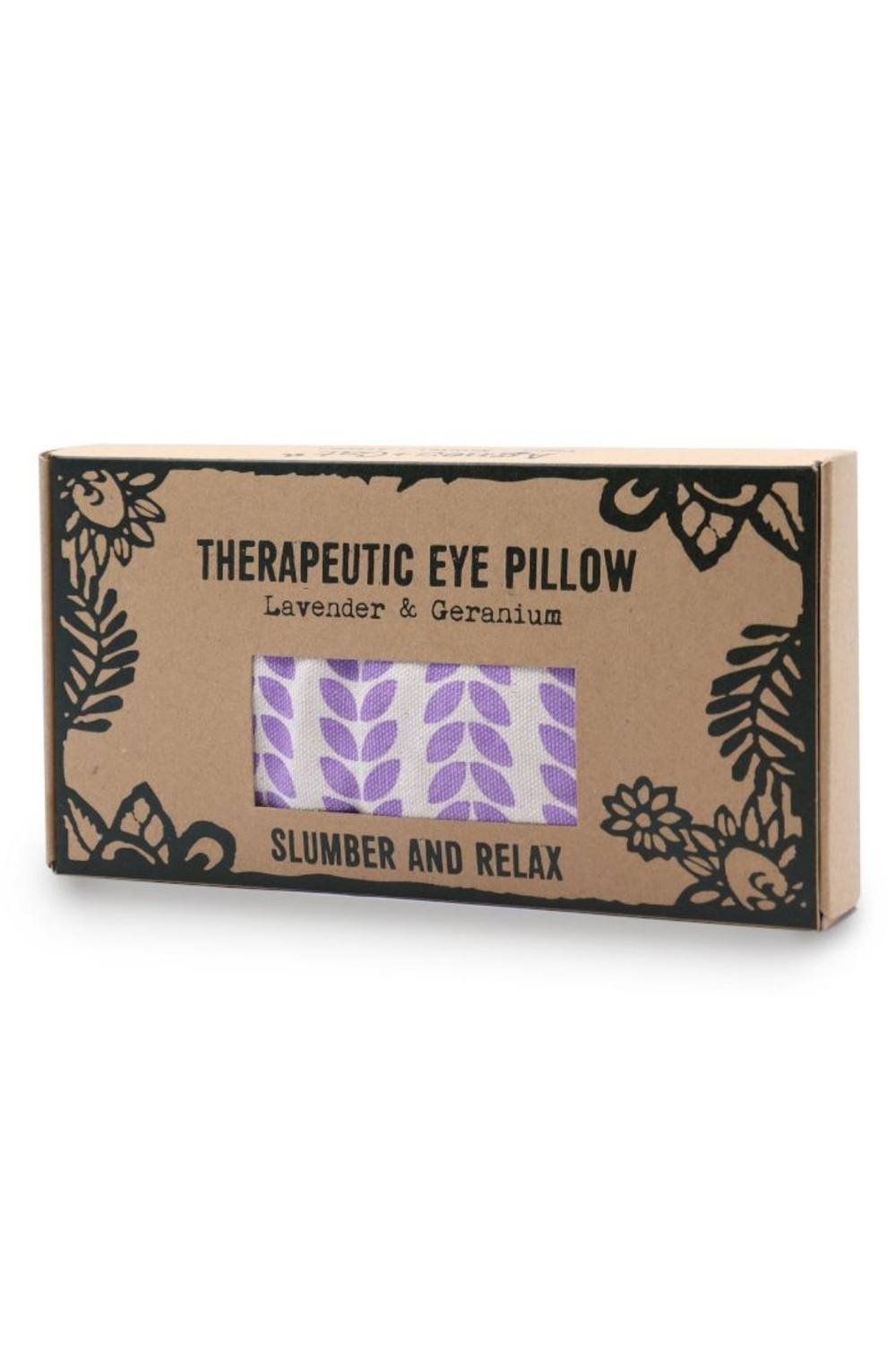 KDMD Agnes & Cat Slumber & Relax Lavender Geranium Eye Pillow - Image 1