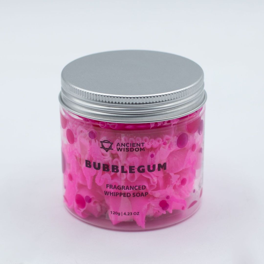 Bubblegum Whipped Soap 120g Cloudy Pink Glycerin Soap - Dark Pink - Image 1