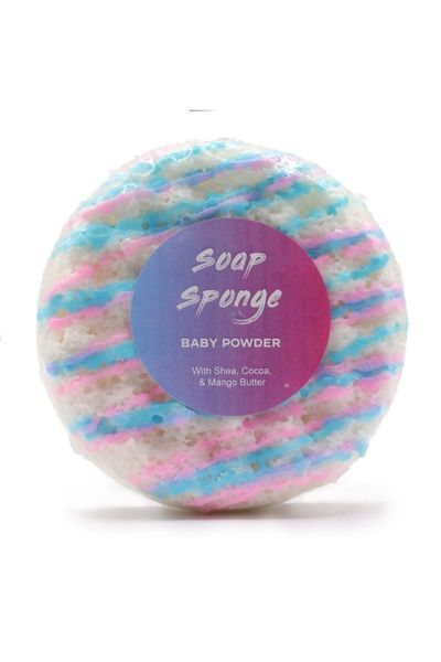 Baby Powder Soap Sponge with Shea Butter and Cocoa Butter - Multi - Thumbnail 2