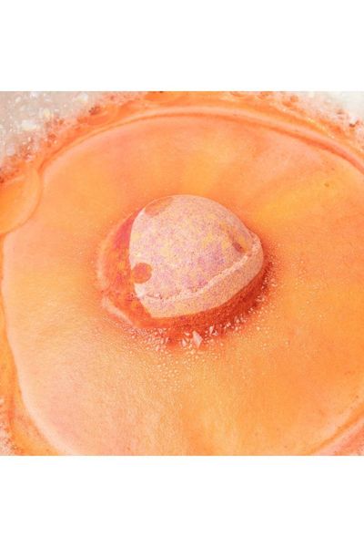 Fire Crystal Bath Bomb with Real Gemstone Surprise - Orange - Thumbnail 2