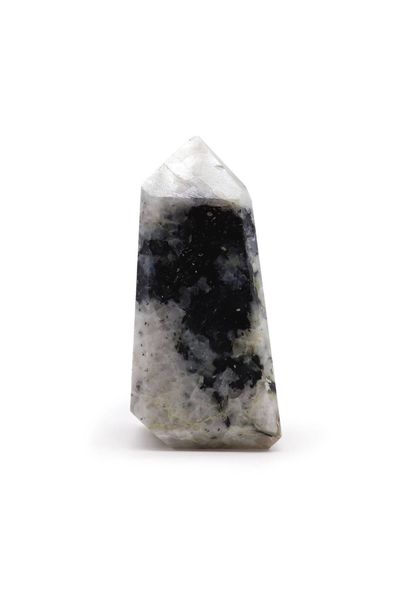 Indian Moonstone Gemstone Point Set 6cm 8 Pieces - Black - Thumbnail 2