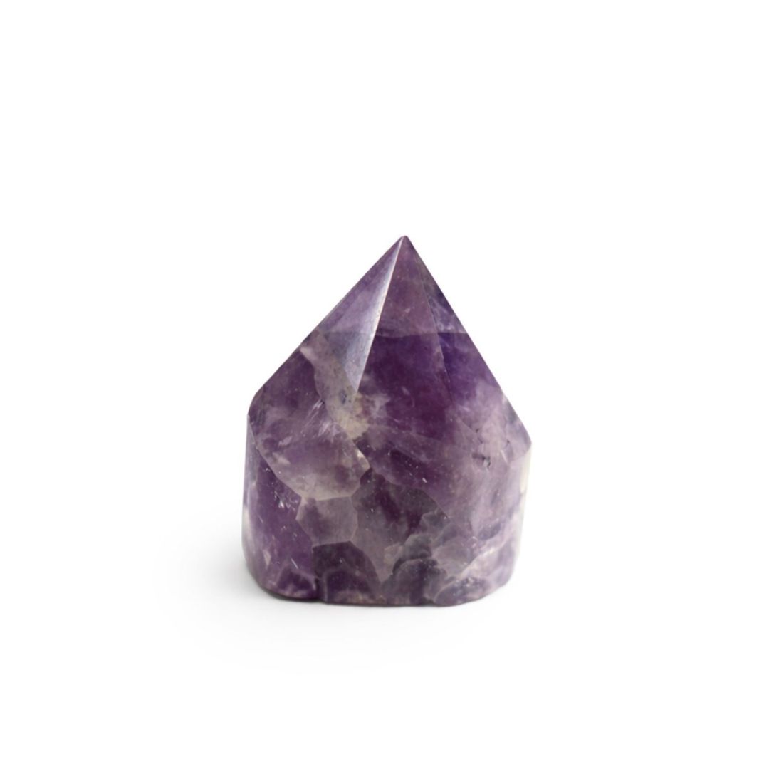 Amethyst A Grade Top Polished Point Crystal Decor - Purple - Image 1