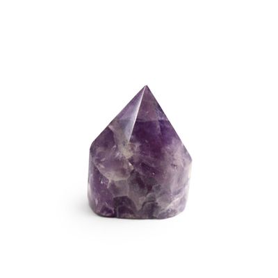 Amethyst A Grade Top Polished Point Crystal Decor - Purple