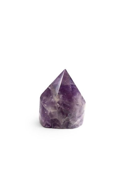 Amethyst A Grade Top Polished Point Crystal Decor - Purple - Thumbnail 2